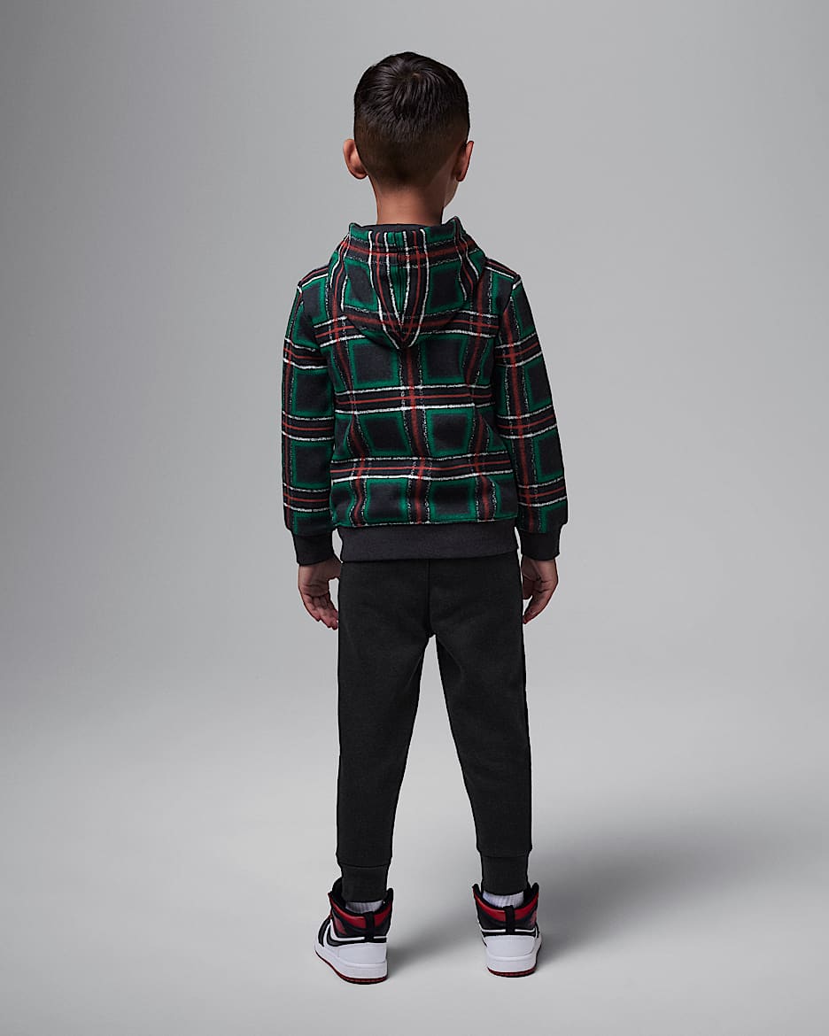 Jordan Brooklyn Essentials Toddler 2 Piece Holiday Pullover Hoodie Set. Nike